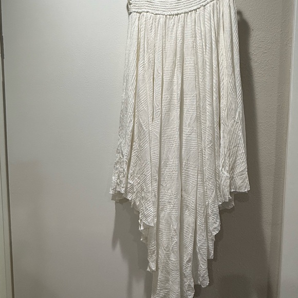 Free People Cream High Low Skirt - Picture 5 of 6